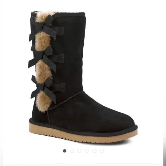Koolaburra Shoes - Koolaburra by Ugg Victoria Black Boots NEW